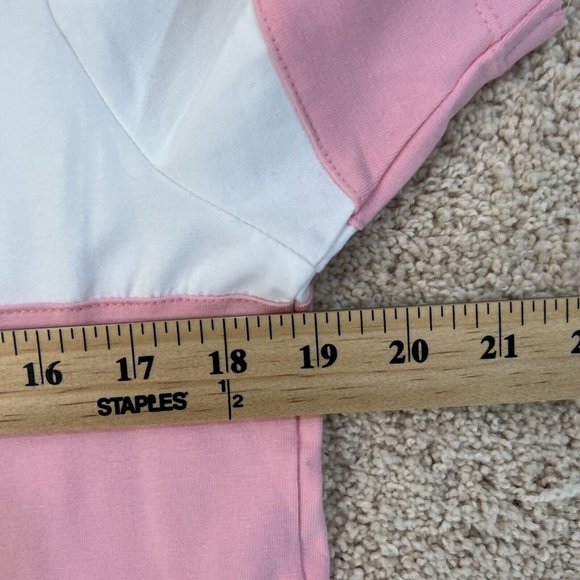 Fila Womens Short Sleeve Crew Neck Jersey Tee Pink White Black Small - Picture 8 of 9